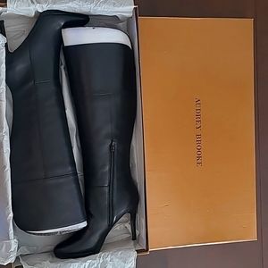 Audrey Brooke Wide Calf tall Boots